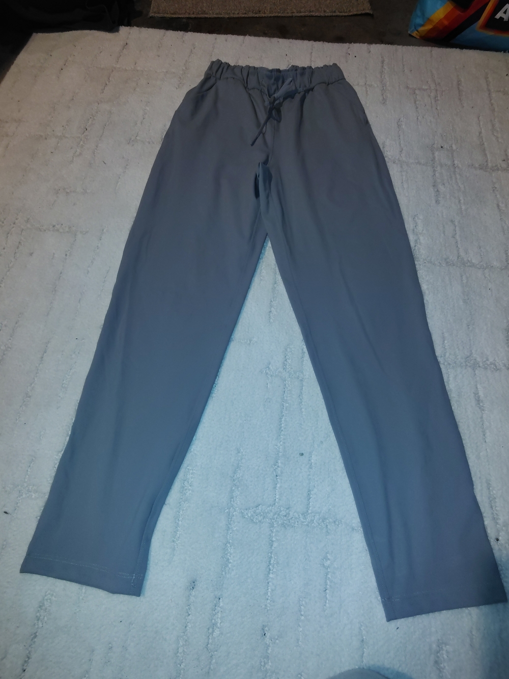 lululemon athletica Light Gray Drawstring Joggers
